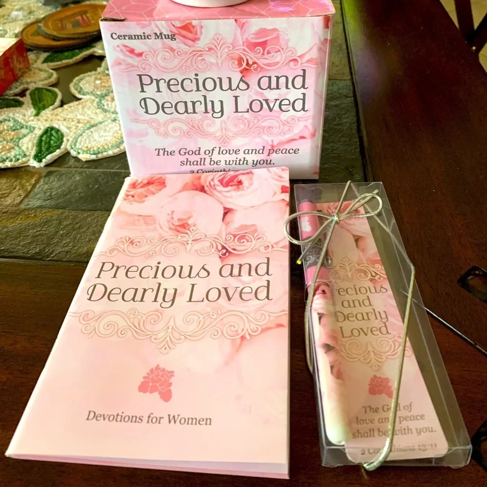 Precious & Dearly Loved Devotion Book Bookmark pen